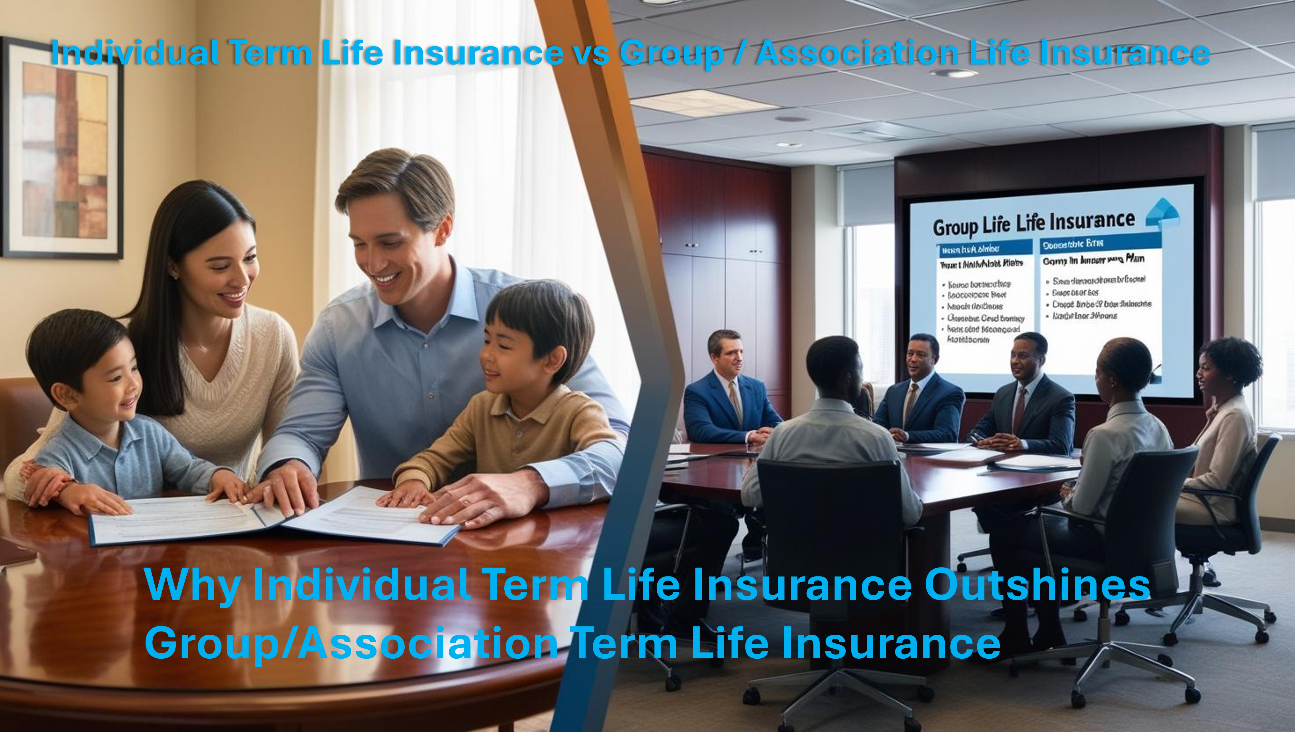 Why Individual Term Life Insurance Outshines Group/Association Term Life Insurance